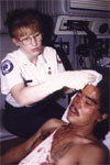 in ambulance treatment